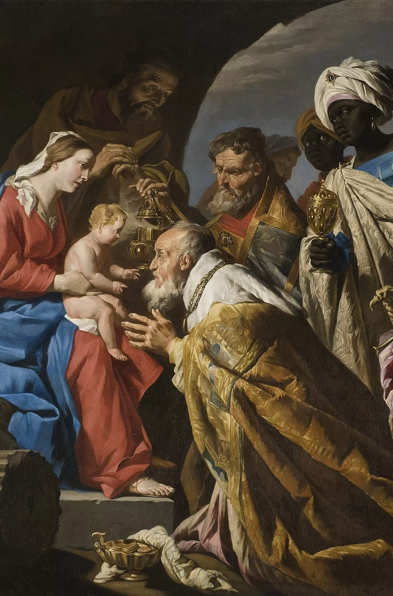 Image of the Magi Adoring the Christ Child