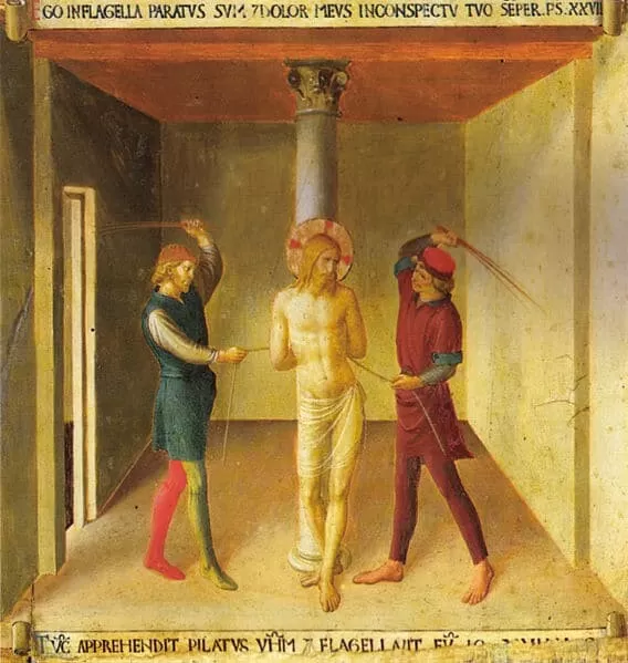 The Second Sorrowful Mystery: The Scourging at the Pillar