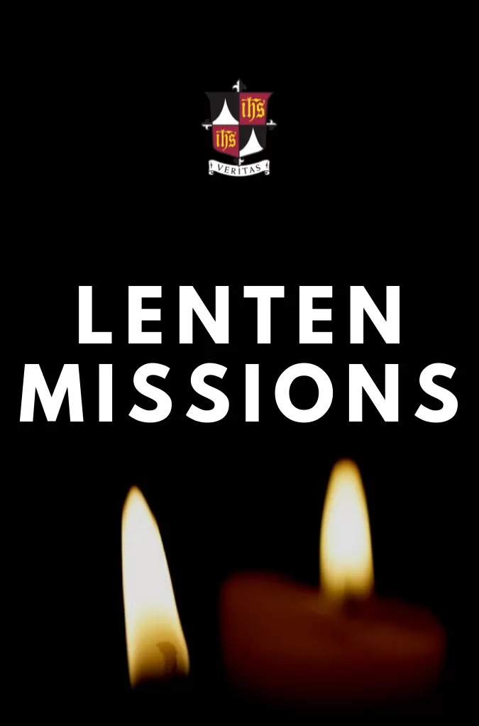2022 Lenten Mission Schedule