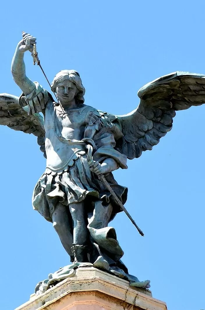 Thánh Michael Tổng lãnh thiên thần so với Bệnh dịch thế kỷ thứ 6